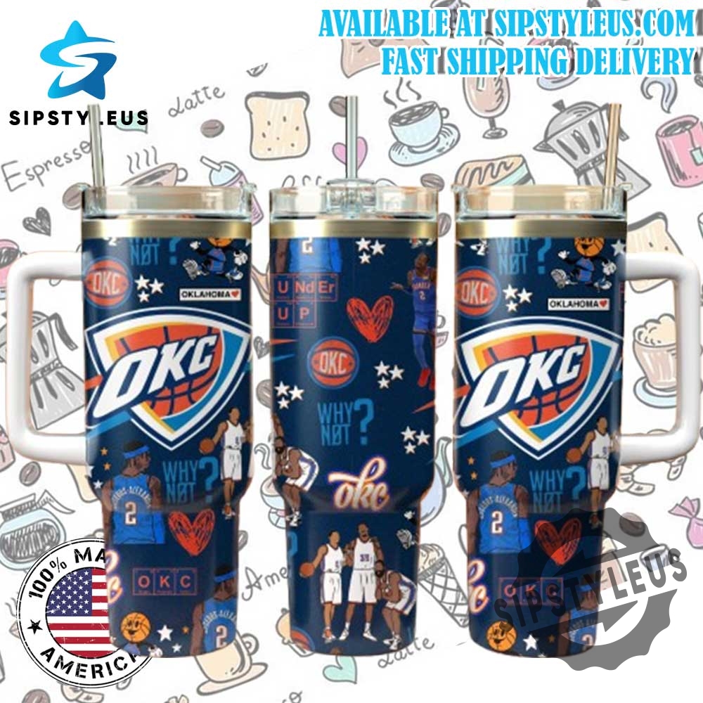 "Top NBA Fan Tumblers for OKC Thunder and Boston Celtics Fans" 5 Okc Thunder Why Not Tumbler Basketball Fan Travel Cup Made In Usa