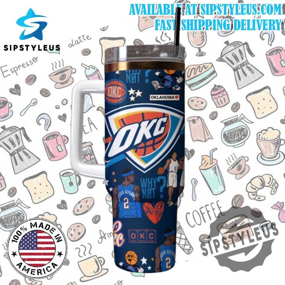 Okc Thunder Why Not Tumbler Basketball Fan Travel Cup Made In Usa 3 OKC Thunder Why Not? Tumbler – Basketball Fan Travel Cup Made in USA