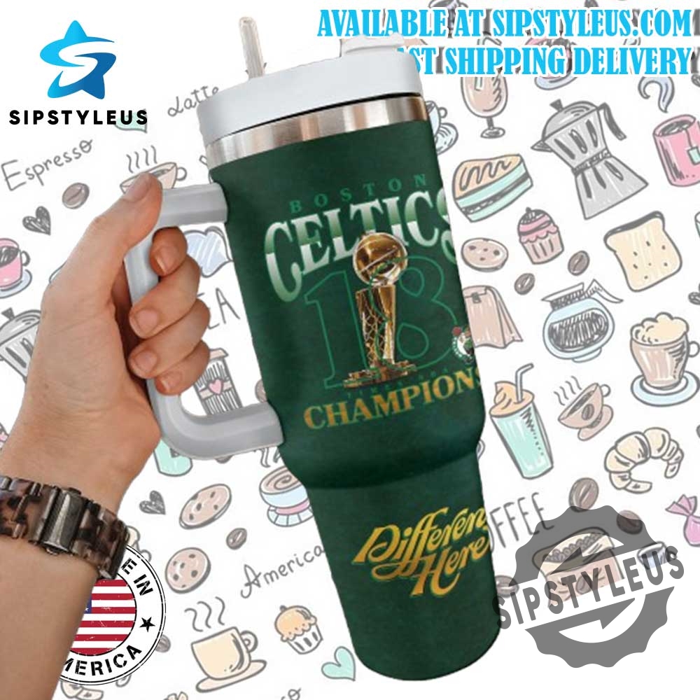 Boston Celtics 2025 Champions Tumbler Nba Team Roster Fan Cup Made In Usa