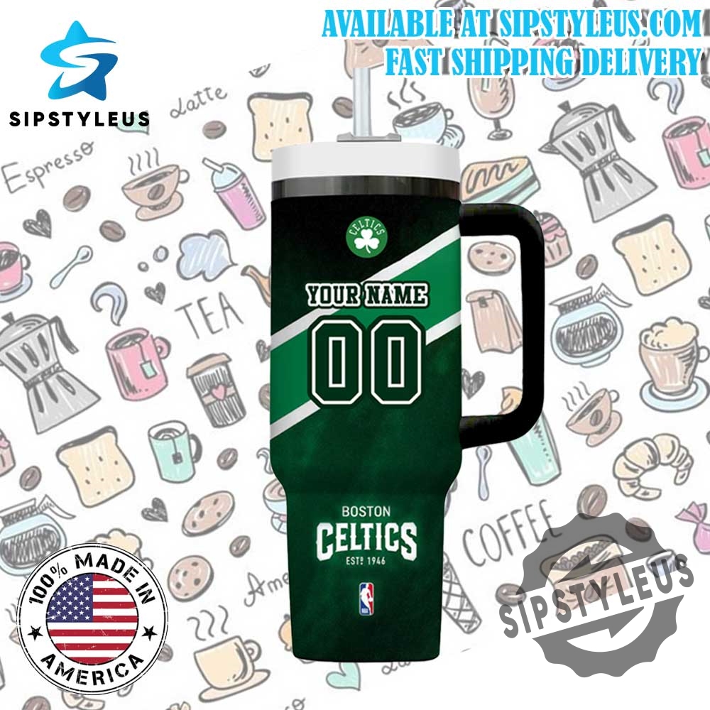 Boston Celtics Nba Tumbler Personalized Fan Cup With Custom Name 4 Boston Celtics NBA Tumbler – Personalized Fan Cup with Custom Name