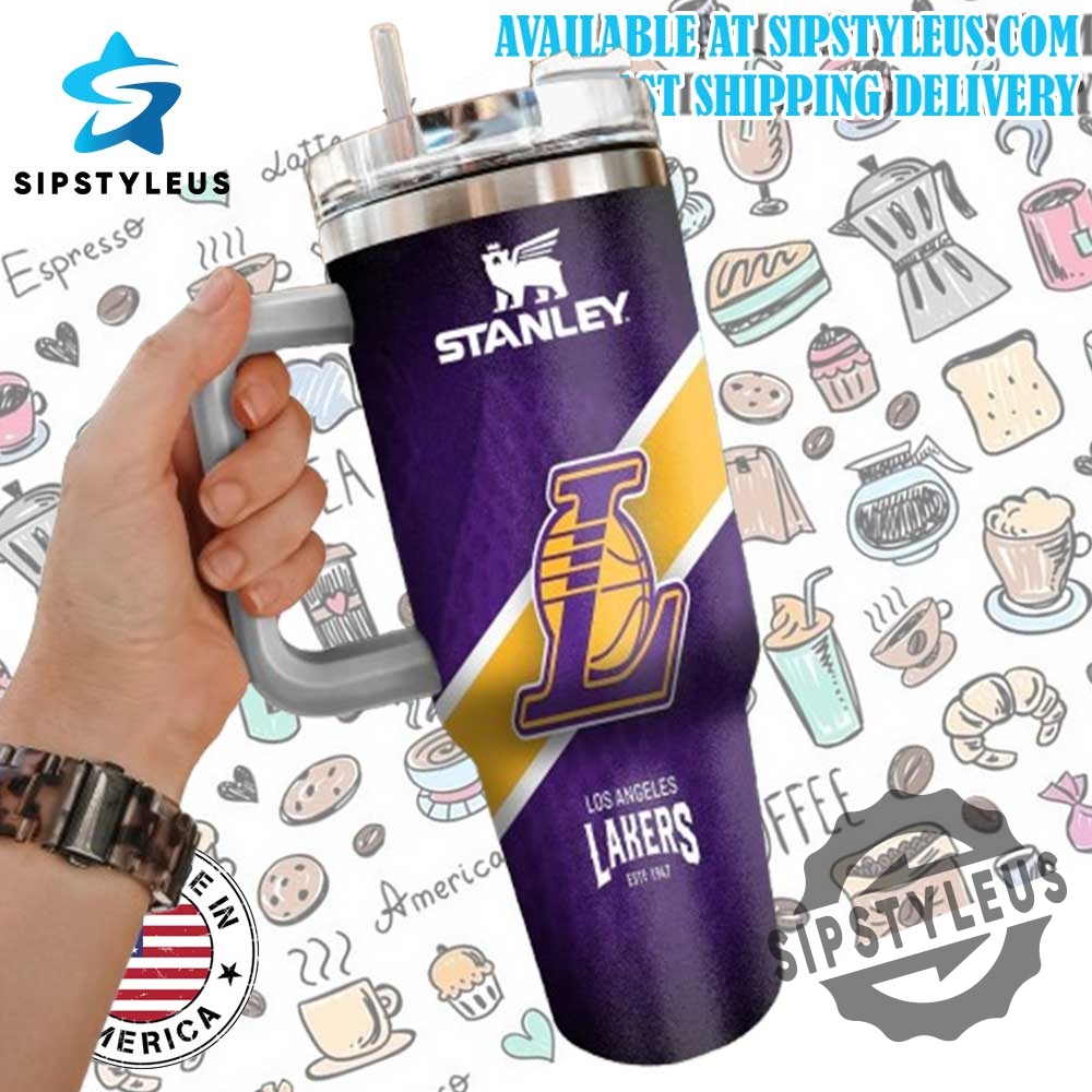 Lakers Stanley Tumbler Nba Fan Travel Cup Made In Usa