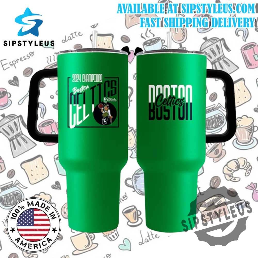 Boston Celtics 2024 Nba Finals Champions 40Oz. Travel Tumbler With Handle