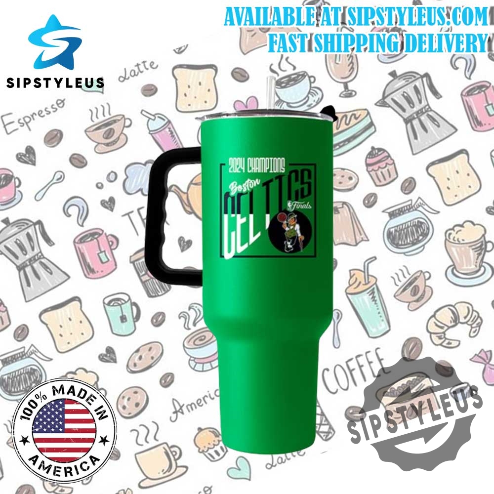 Boston Celtics 2024 Nba Finals Champions 40Oz. Travel Tumbler With Handle 5 Boston Celtics 2024 NBA Finals Champions 40oz. Travel Tumbler with Handle