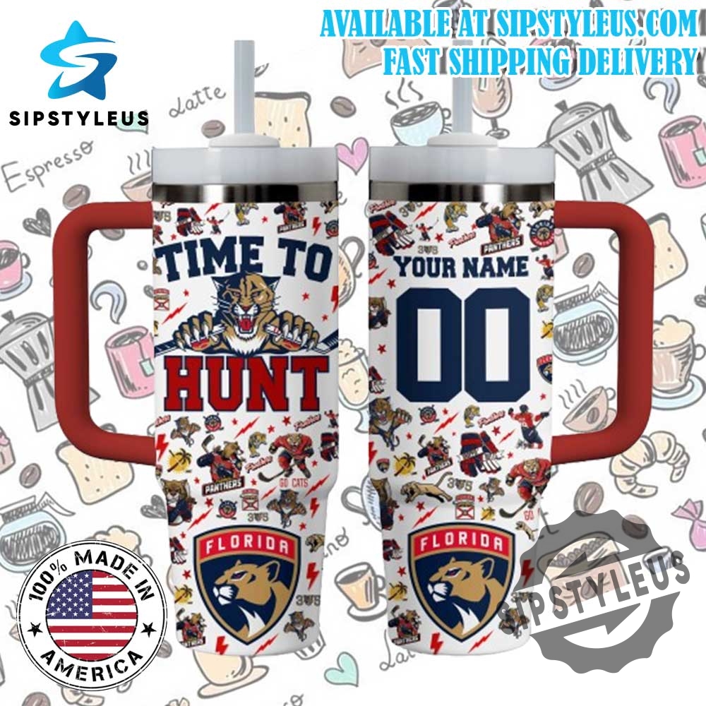 Florida Panthers Custom Tumbler Time To Hunt 40 Oz Hockey Cup 5 Florida Panthers Custom Tumbler Time To Hunt 40 Oz Hockey Cup sipstyleus 2