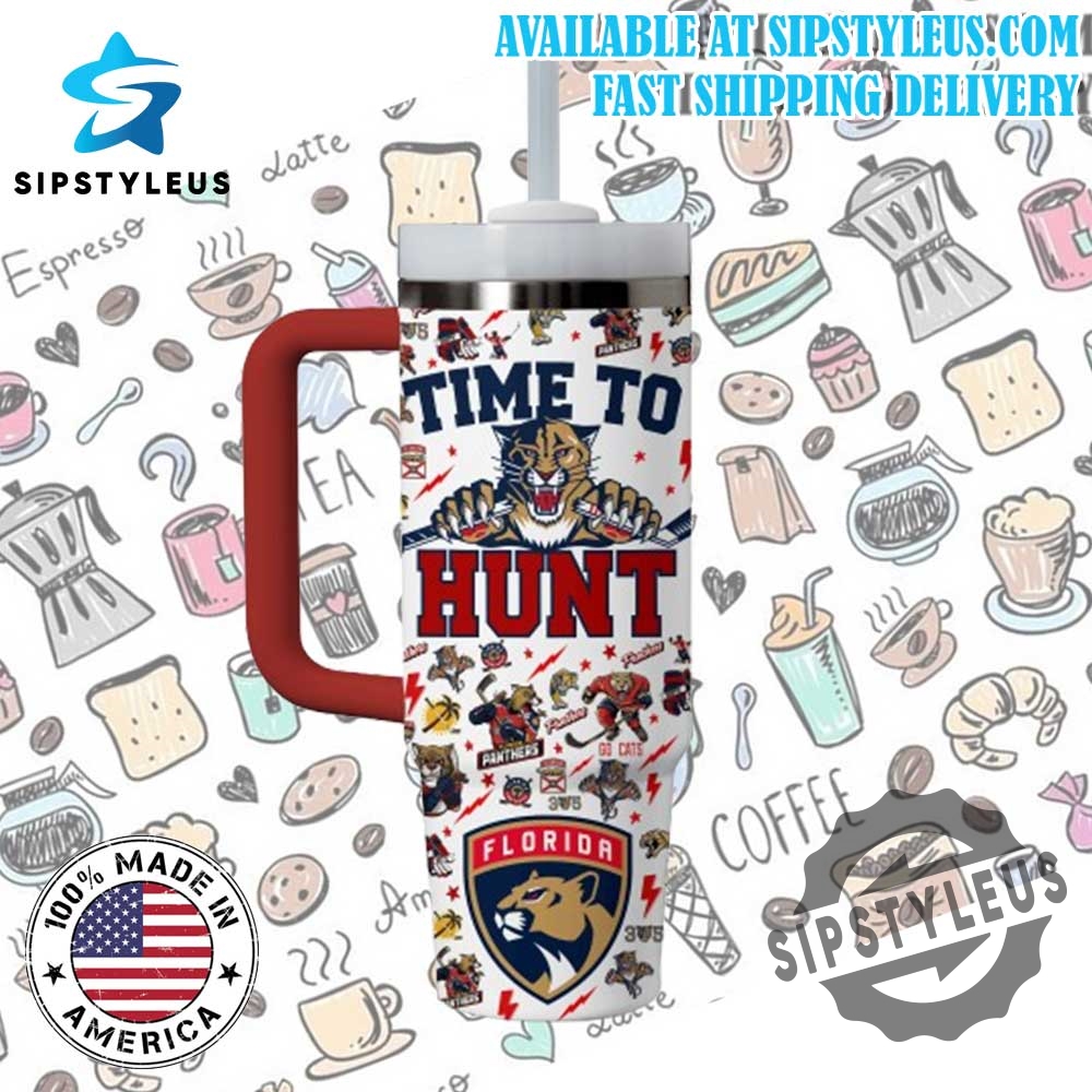 Florida Panthers Custom Tumbler Time To Hunt 40 Oz Hockey Cup 6 Florida Panthers Custom Tumbler Time To Hunt 40 Oz Hockey Cup sipstyleus 3