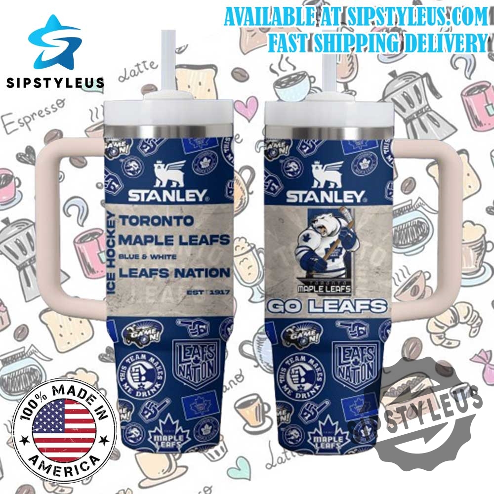 Toronto-Maple-Leafs-Stanley-Style-Tumbler-40-Oz-Go-Leafs-Fan-Cup-With-Handle-And-Straw-sipstyleus_1