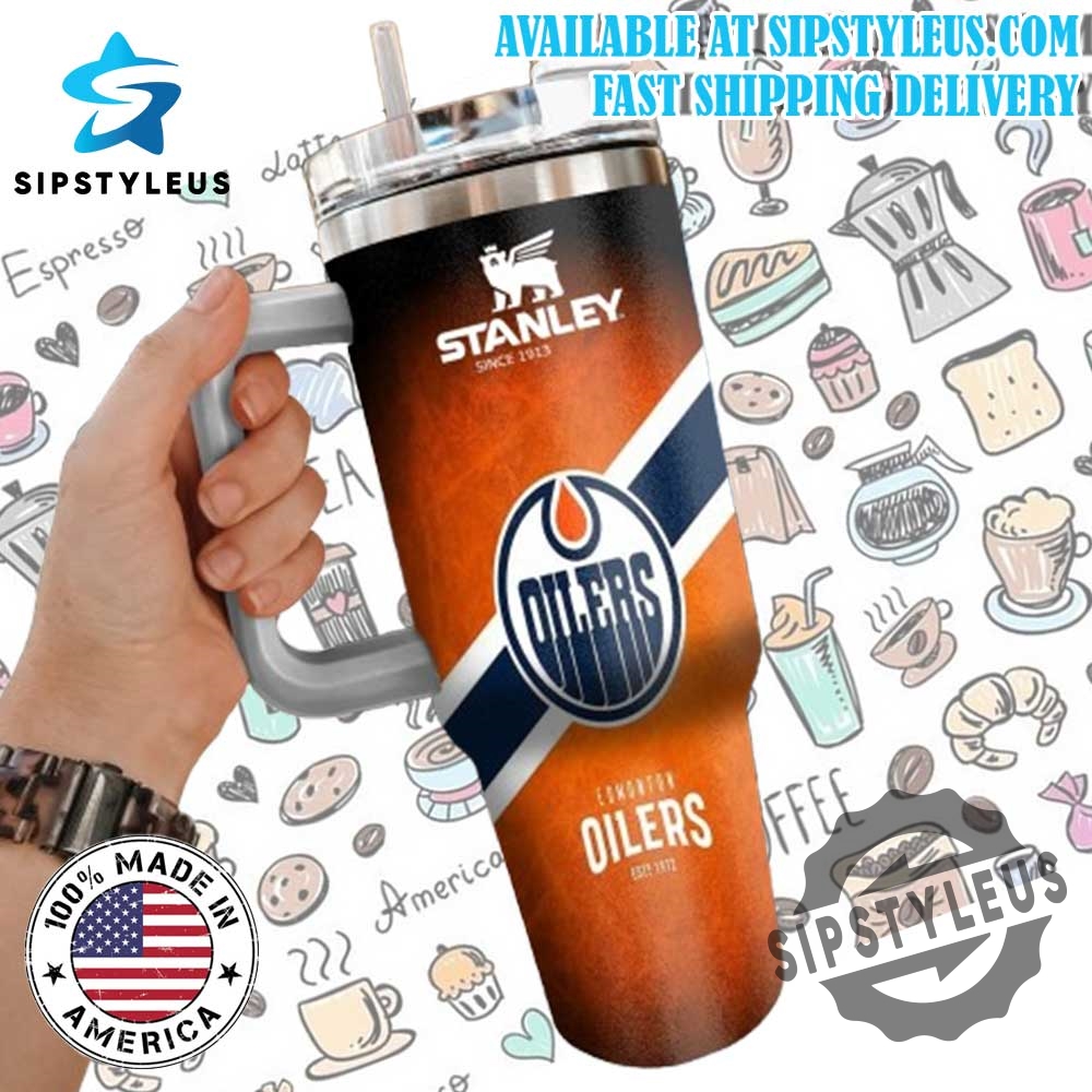 Edmonton Oilers Stanley Style 40 Oz Tumbler Nhl Hockey Travel Mug
